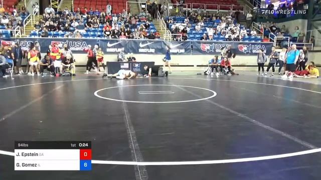 94 Lbs Round Of 32 - Jordan Epstein, Georgia Vs Gabriella Gomez, Illinois 49ed