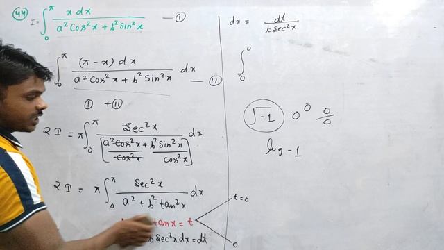 Miscellaneous Example 44 || Ncert Class 12 Maths Chapter- 7 Integral|| X Dx/ Acos X ^x + Bsin X ^2