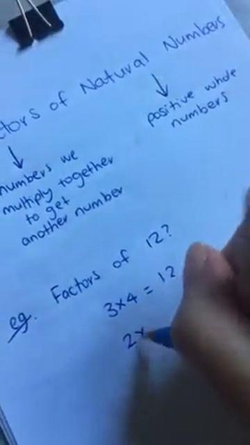 Factors Of Natural Numbers