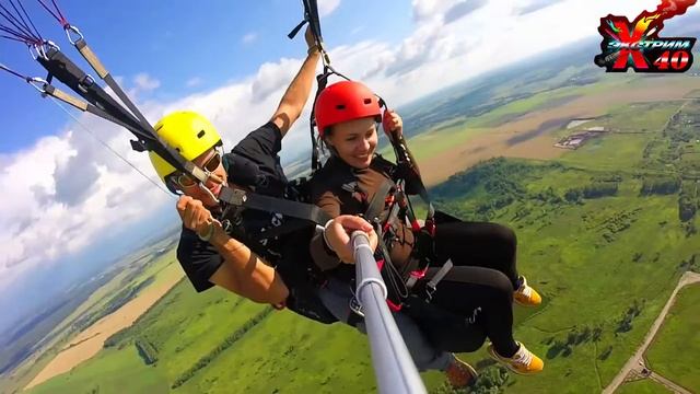 Полет на параплане - Каштенкова Анна