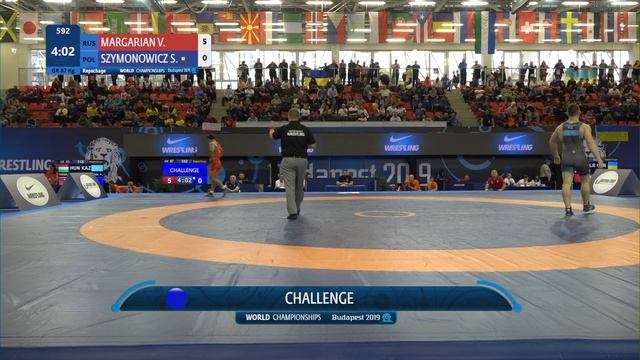 Repechage GR - 87 Kg: V. MARGARIAN (RUS) V. S. SZYMONOWICZ (POL)