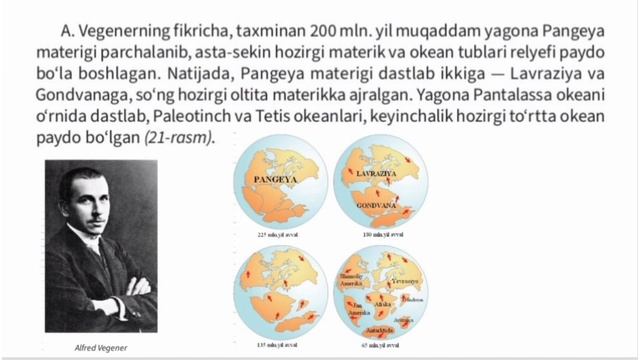 9-Mavzu | Litosfera Va Uning Harakatlari. (7-sinf)