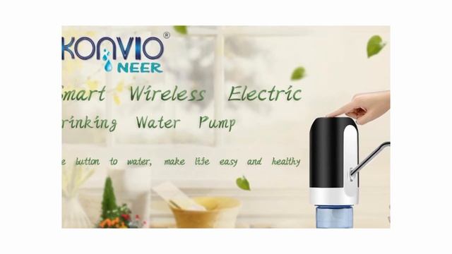 Wireless Automatic Water Dispenser Pump With Rechargeable Li-Ion Battery For 20 Litre Can