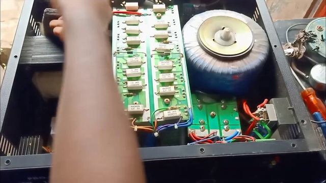 1200watt PRO_TEQ Power Local Amplifier Repair Full Wiring