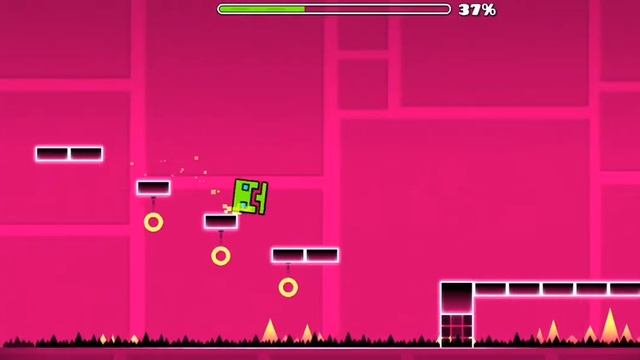 Geometry Dash: Прохождение Back On Track Со всеми монетами