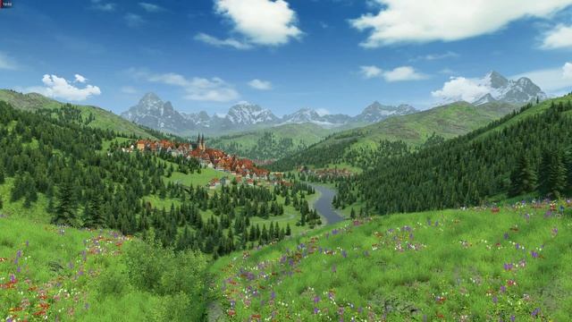 Alpine Summer 3D Screensaver (Энергии Вам и силы ЖИЗНИ)