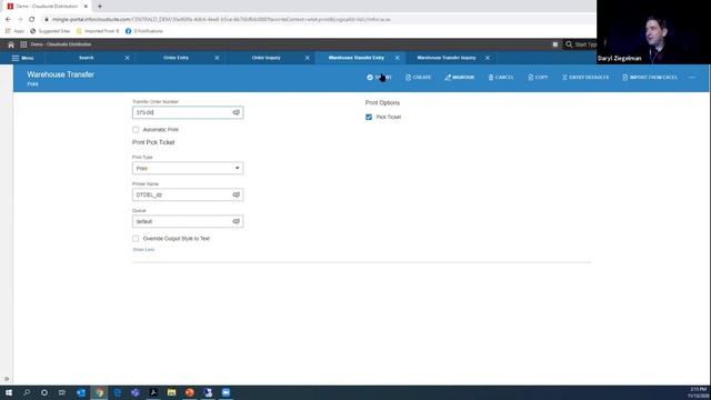 TUG CONNECTS 365: Partner-Led Session - Central Data - CD Ship For Infor SX.e And Infor CSD