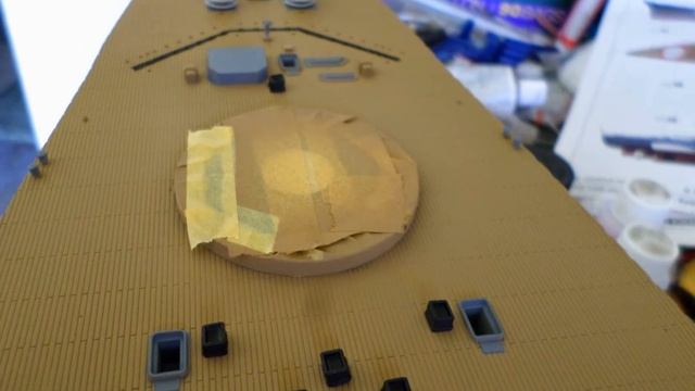 Trumpeter 1/200 Battleship Bismarck 1941 Log 5