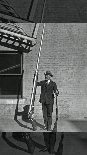 Ружьё 19-го века для охоты на водоплавающих птиц