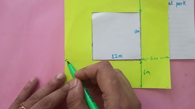 Area Of Rectangular Paths | Perimeter And Area | Math Of Class 7