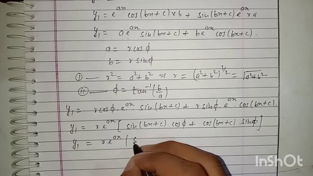 Nth Derivative Of Y=e^ax.sin(bx+c)##04