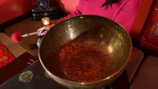 Поющая чаша серии Очищение (SBBT Leo) 29,5 см 73 Гц нота Ре (D)