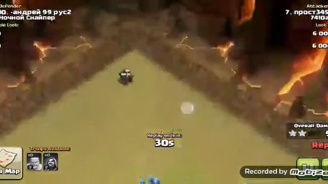 Победа в 1 кв в игре Клеш оф Кланс#8