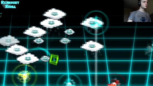 Geometry Dash обзор на уровни моего друга Павла Булгакова Alkaline Trio и New Time Machine