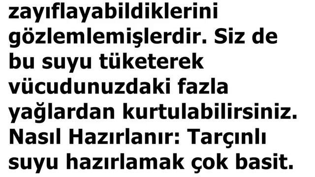 TARÇINLI SU İÇEREK 7 GÜNDE 3 KİLO VERİN...