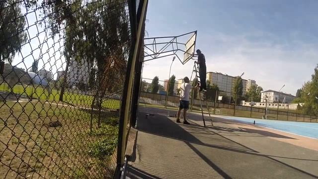 №1 Подготовка корта к чемпионату Uptown Life StreetBall Cup