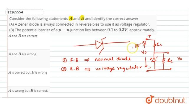 Consider The Following Statements `A` And `B` And Identify The Correct