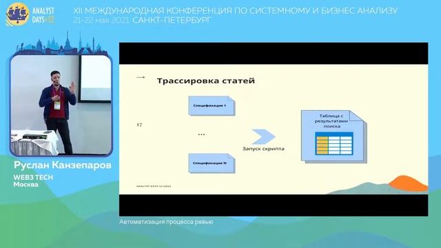 Автоматизация процесса ревью - Руслан Канзепаров (Analyst Days 12)