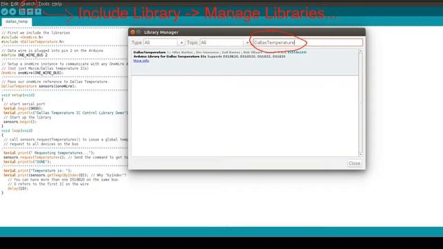 Dallas DS18B20 Temperature Sensor Quick Tutorial With Arduino