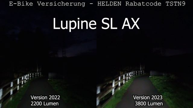 Lupine SL AX - 2022 Vs 2023 - 2200 Lumen Vs 3800 Lumen