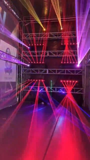6 Eye RGB Full Color Animation Laser Moving Head