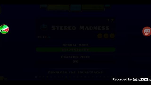 Geometry Dash но если я коснулся определённого цвета то видео закончится