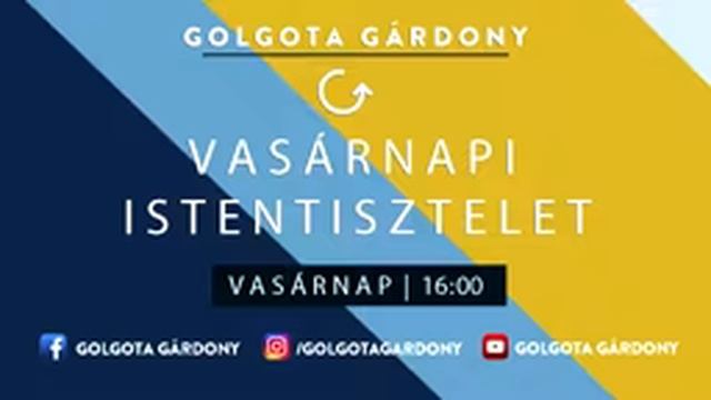 Golgota Gárdony | 2022.03.13 - Zeller Máté: Mit Tudunk Tenni? [Luk. 3:10-20]