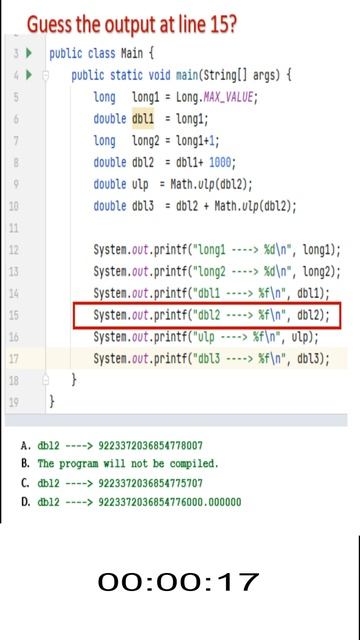 Explore Double Precision In #java