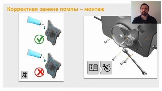 Вебинар CONTINENTAL  Водяные помпы и термоменеджмент.  Ведет   Дмитрий Осипов