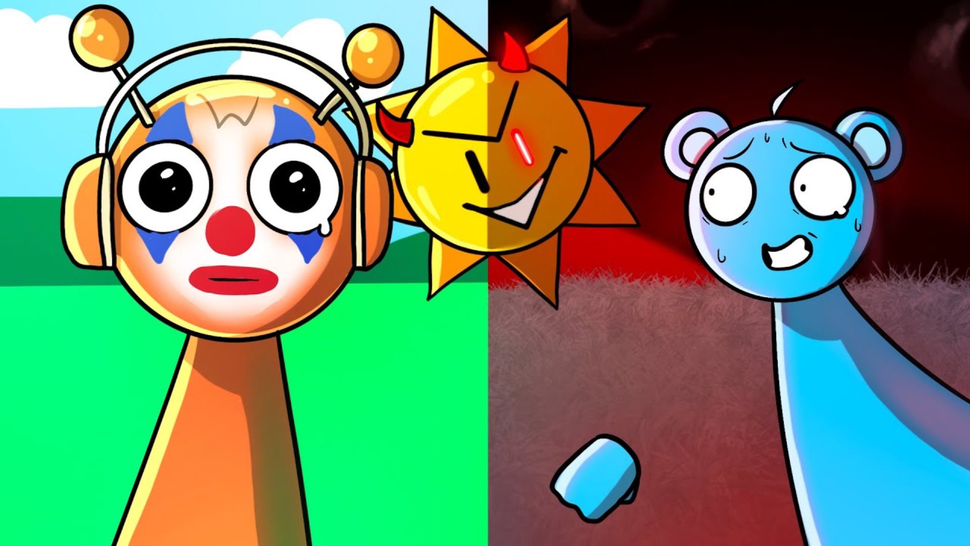 Инкредибокс СПРУНКИ Moments Before Disaster💀 Sprunki FUNNY ANIMATIONS Веселье