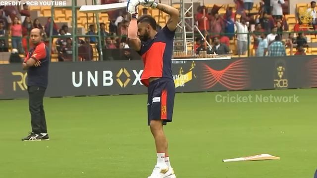 Virat Kohli, Maxwell Batting Practice Video | IPL 2023 RCB Practice | Chinnaswamy Stadium Practice