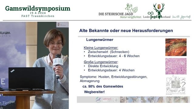 Gamswild-Symposium 2024 | Vortrag Anna Kübber-Heiss VetMed Universität Wien