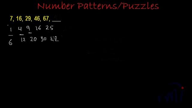 Number Pattern And Puzzles... 7,16,29,46,67,__ Tricks And Solutions (HARD)