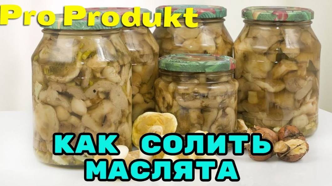 Как солить маслята, под закусочку