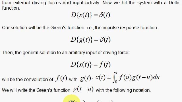 U2. The Green's Function