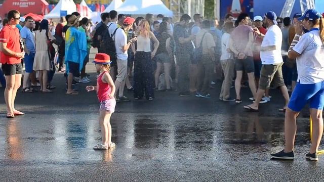Самара. Фан-зона.(8) ДУШ 06.07.2018 Франция-Уругвай World Cup // Fan Zone. 06.07.2018 France-Urugua