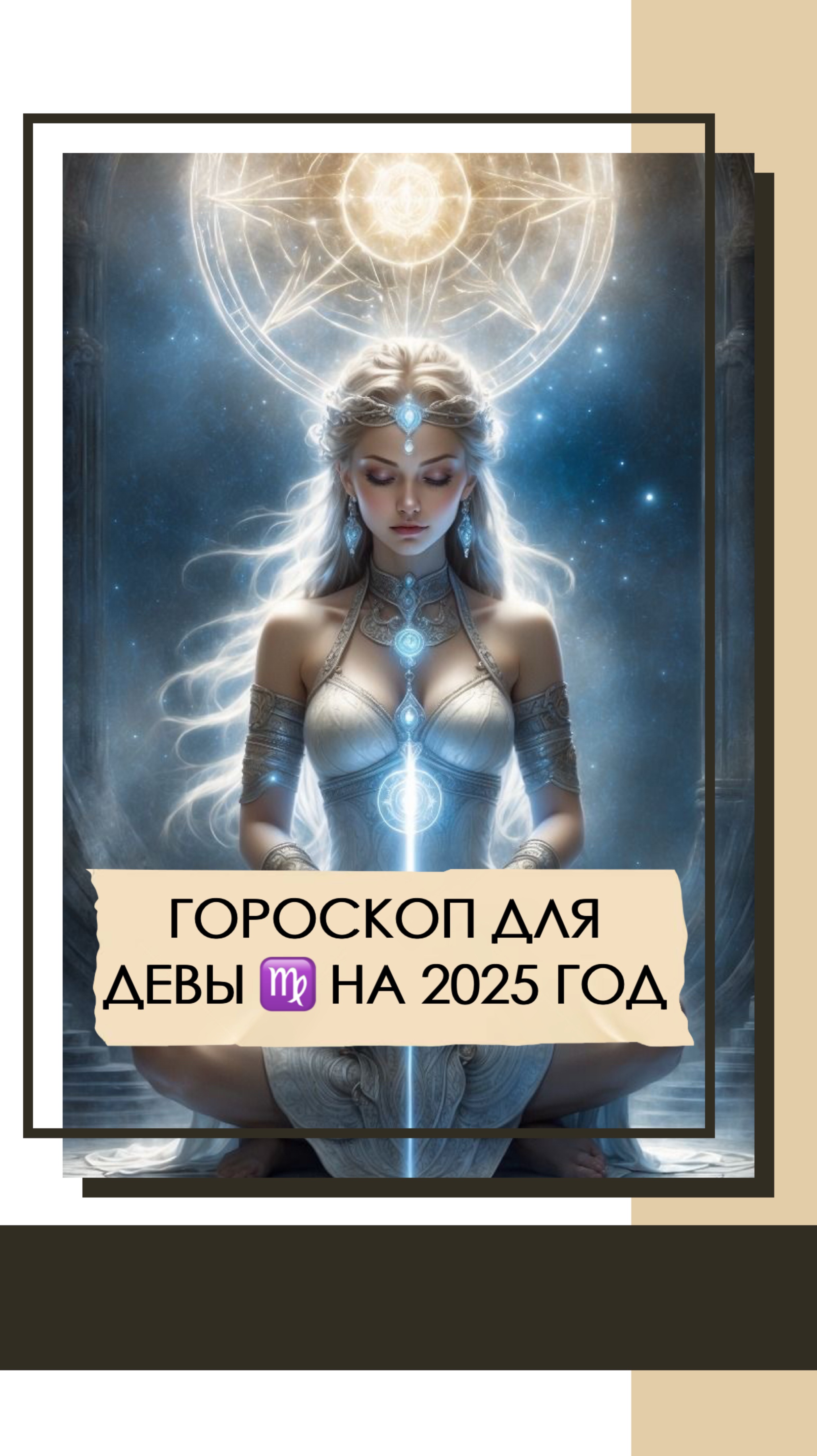 Что ждёт Деву в 2025 году? ⭐  #Астрология #знакизодиака #Гороскопдлядевы2025 #девапрогнознагод
