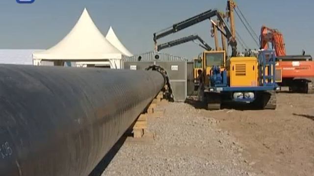 Открытие газопровода Бейнеу