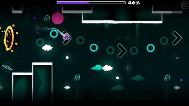 это моё первое видео по игре Geometry Dash играю со спидхаком не судите строго