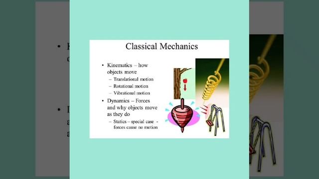 # Kinematics # Dynamics# Classical Mechanics # Physics # Facts# Motion # Branch