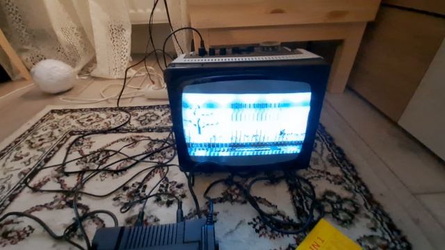 Играю в денди на советском телевизоре