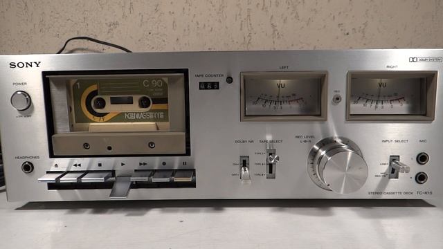 DECK TAPE PLAYER CASETERA SONY TC-K15 JAPAN 1979 GLENN MEDEIROS