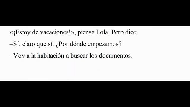 Чтение часть 4 Vacaciones Al Sol