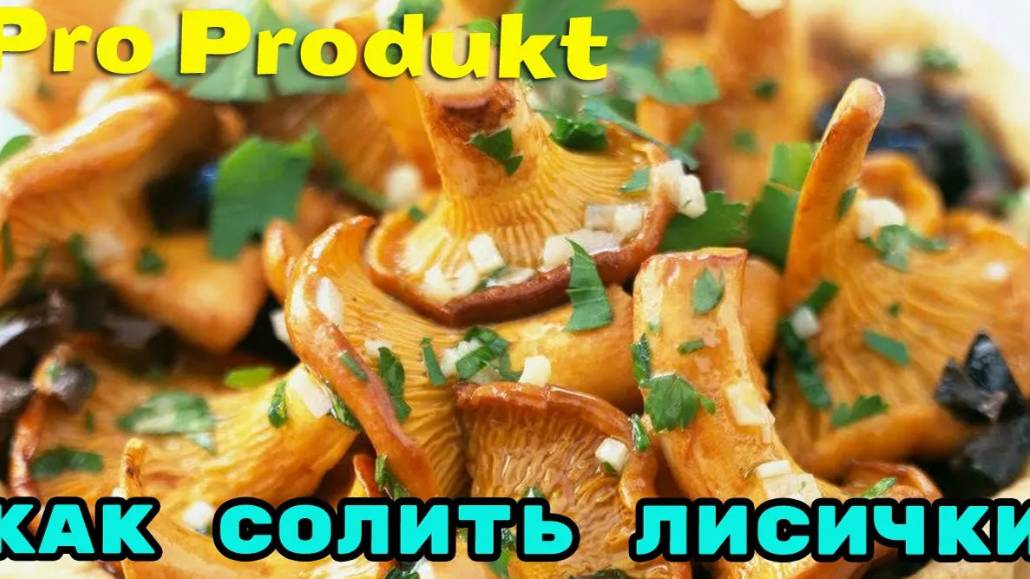 Как солить лисички вкусными