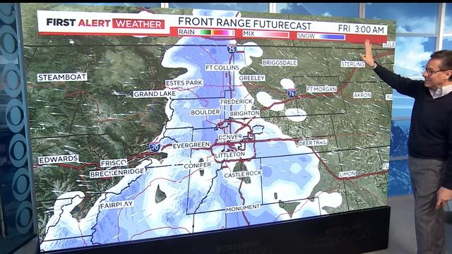 Second Wave Of Snow Arrives In Denver, Colorado's Front Range Sees Big Snow Totals