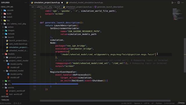 38 - Project ROS2 Simulation Robot
