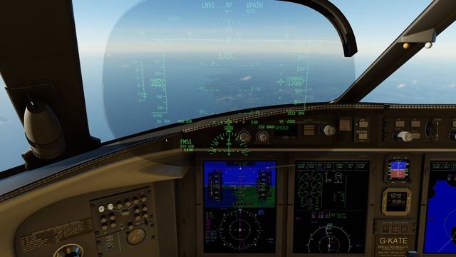 Hot Start Challenger 650 - 4 - Descent ILS Approach and Landing