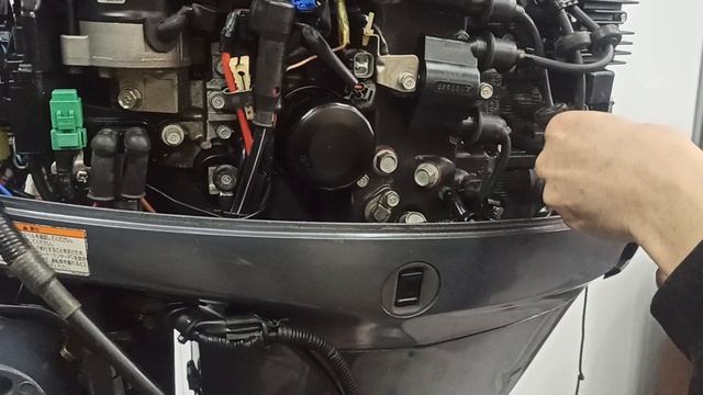 замер компрессии Yamaha F60, 2008 год