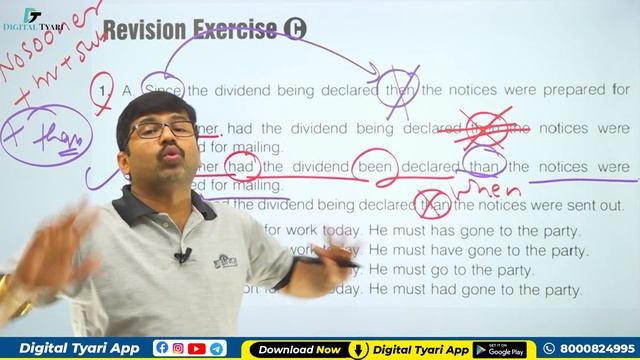 SELECTING THE CORRECT SENTENCES Chapter - 18 #530 | Revision Exercise - C (01 -05) Objective Genera