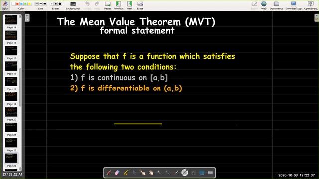 The Mean Value Theorem